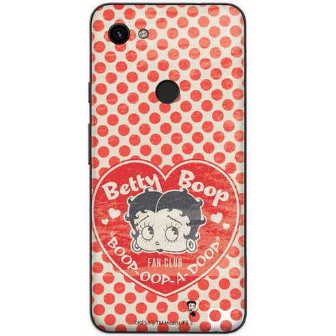 Betty Boop Red Heart Google Pixel 3a XL Skin